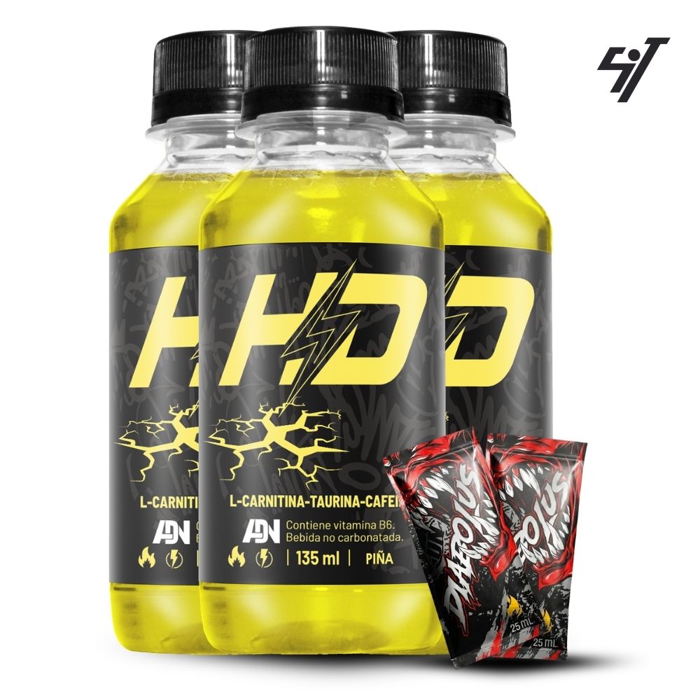 FAT BURN ADN HD X 15 BOT. MANZANA - 1