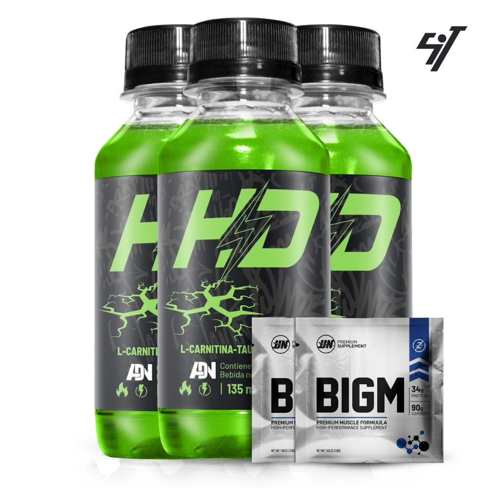 FAT BURN ADN HD X 15 BOT. MANZANA - 1
