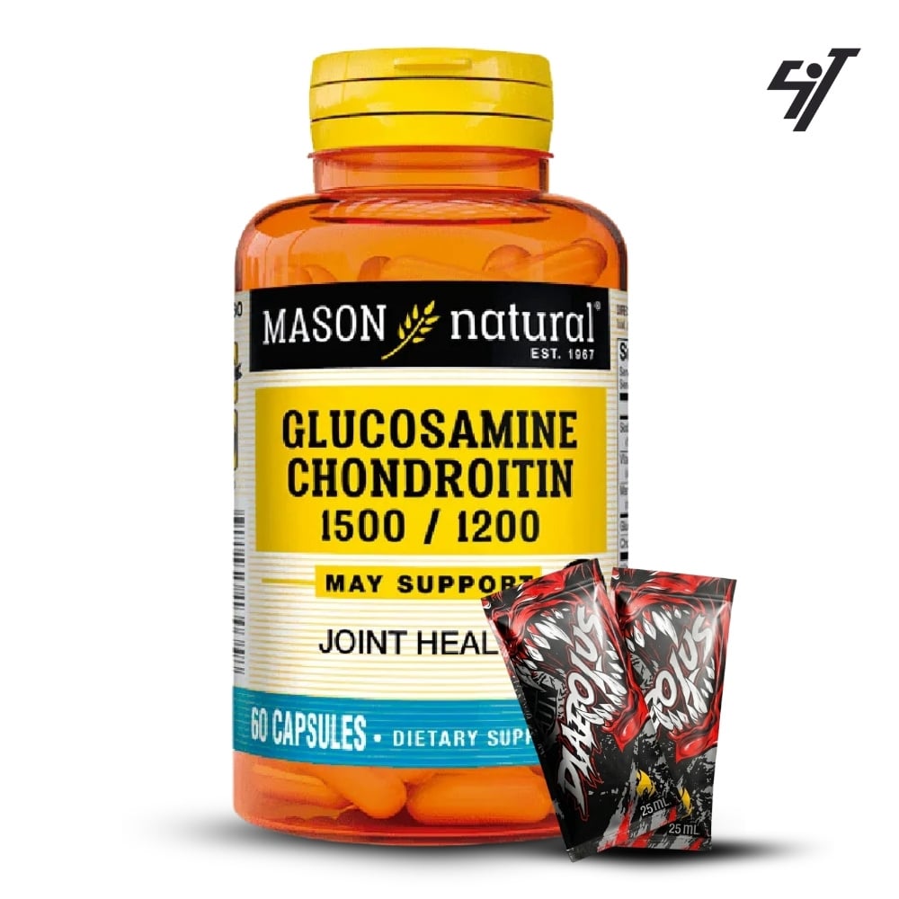 VITAMINA MASON GLUCOSAMINE CHONDROITIN 1500/11 (60 CAP) - 1