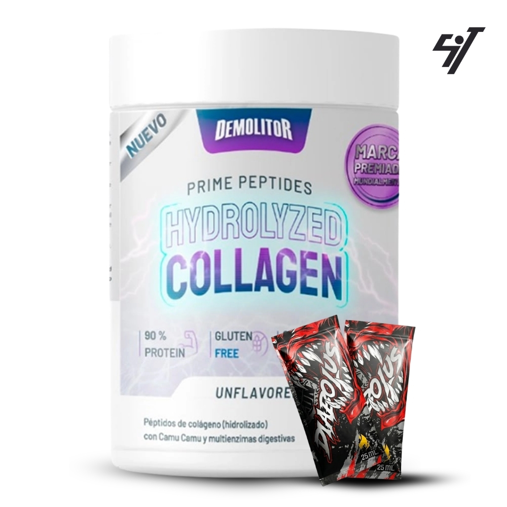 COLÁGENO HIDROLIZADO DEMOLITOR HYDROLYZED COLLAGEN PREMIUM 528GR MARACUYA - 1