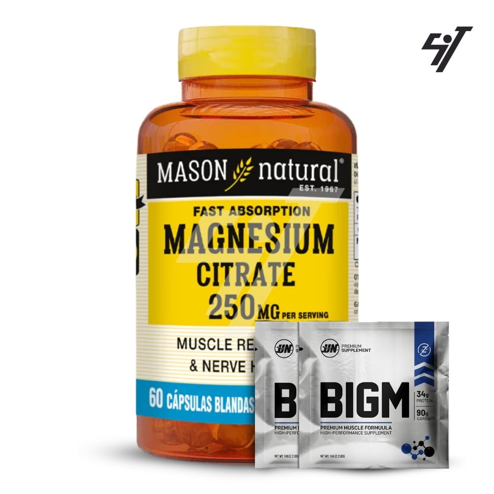 CITRATO DE MAGNESIO MASON 60 SOFTGELS - 1