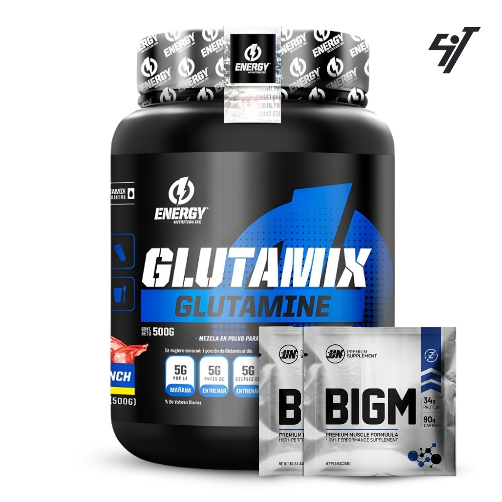 GLUTAMINA ENERGY NUTRITION GLUTAMIX 500GR FRUIT PUNCH - 1