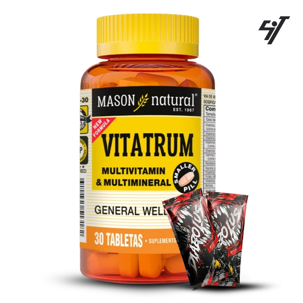 VITAMINA MASON VITATRUM MULTIVITAMIN Y MULTIMINERAL (30 TAB) - 1