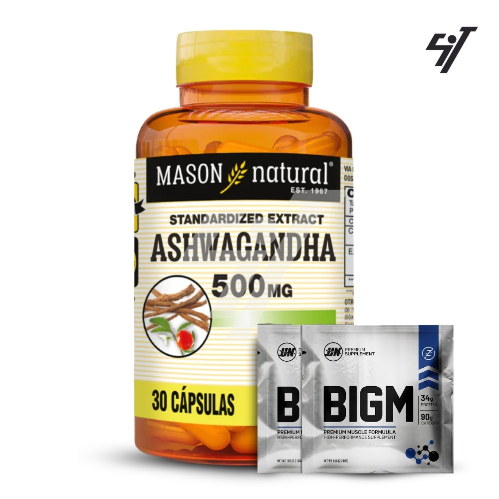 ASHWAGANDHA 500MG MASON 30 CAPS - 1