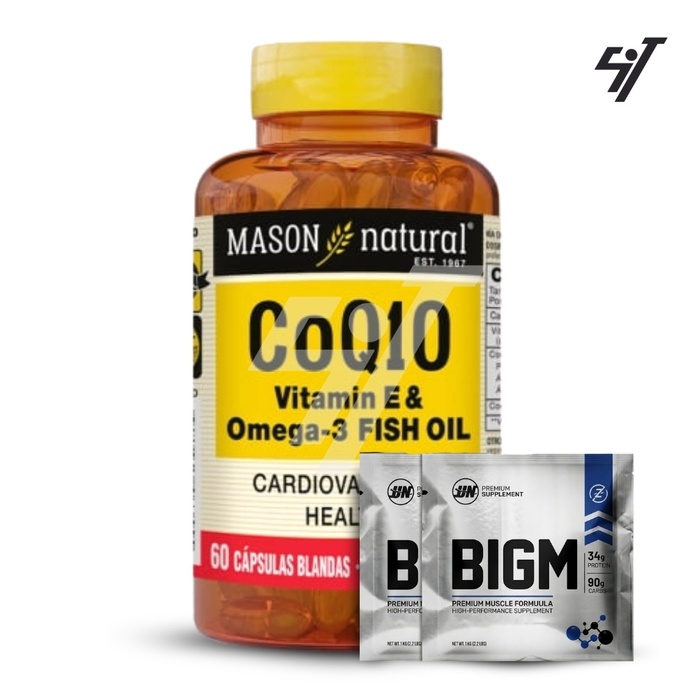 VITAMINA MASON CO Q10 VITAMIN E Y OMEGA-3 FISH OIL(60 SOFTG) - 1