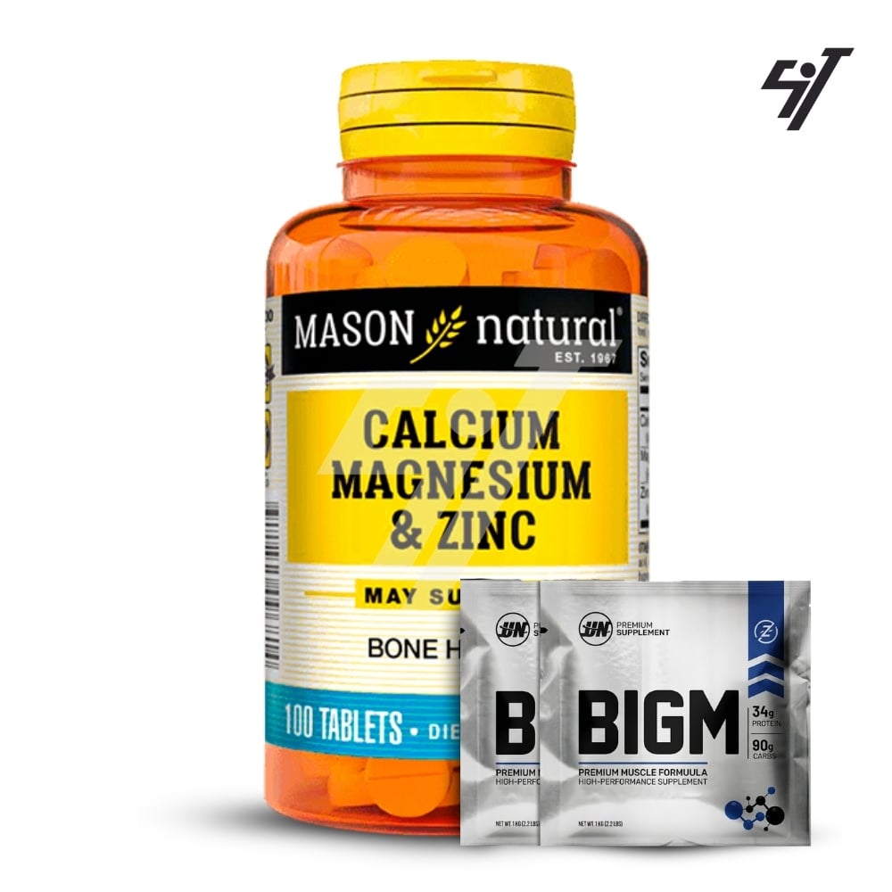 VITAMINA MASON CALCIUM MAGNESIUM Y ZINC (100 TAB) - 1