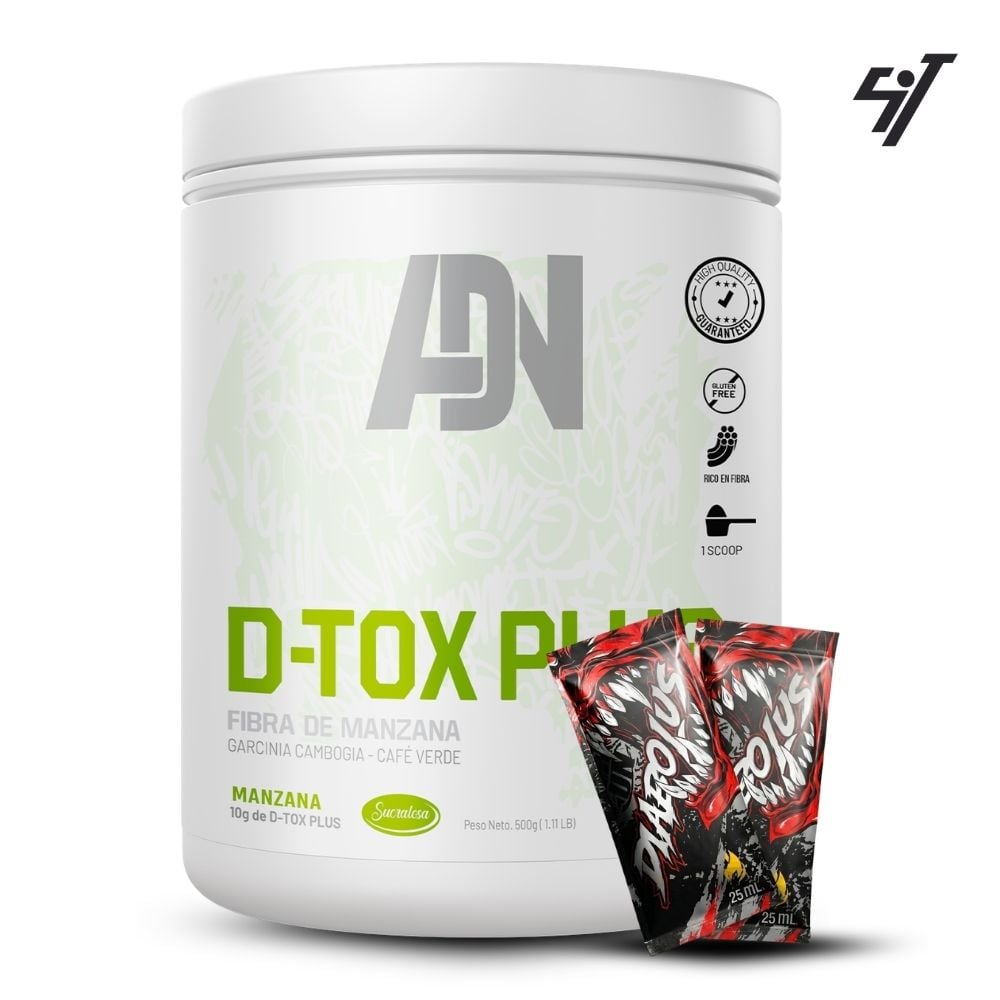 D-TOX PLUS ADN FIBER PLUS FIBRA DE MANZANA 500GR - 1