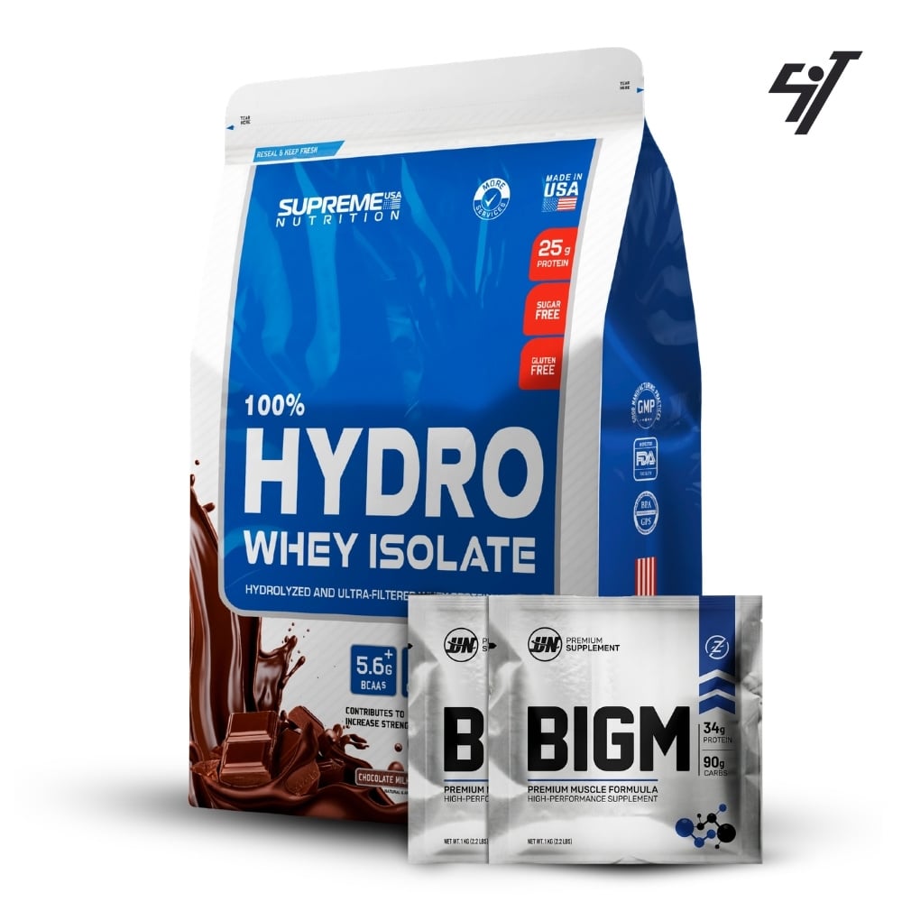 100% HYDRO WHEY ISOLATE CHOCOLATE 2.4 LB - 1