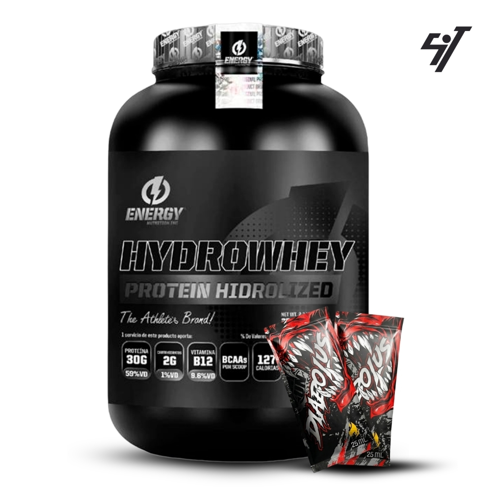 PROTEINA HIDROLIZADA ENERGY NUTRITION HYDROWHEY 1KG VAINILLA - 1