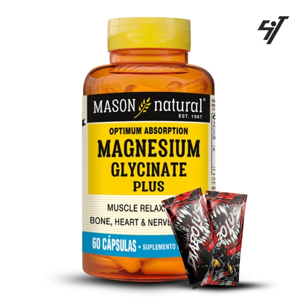 GLICINATO DE MAGNESIO PLUS MASON 60 CAPSULAS - 1
