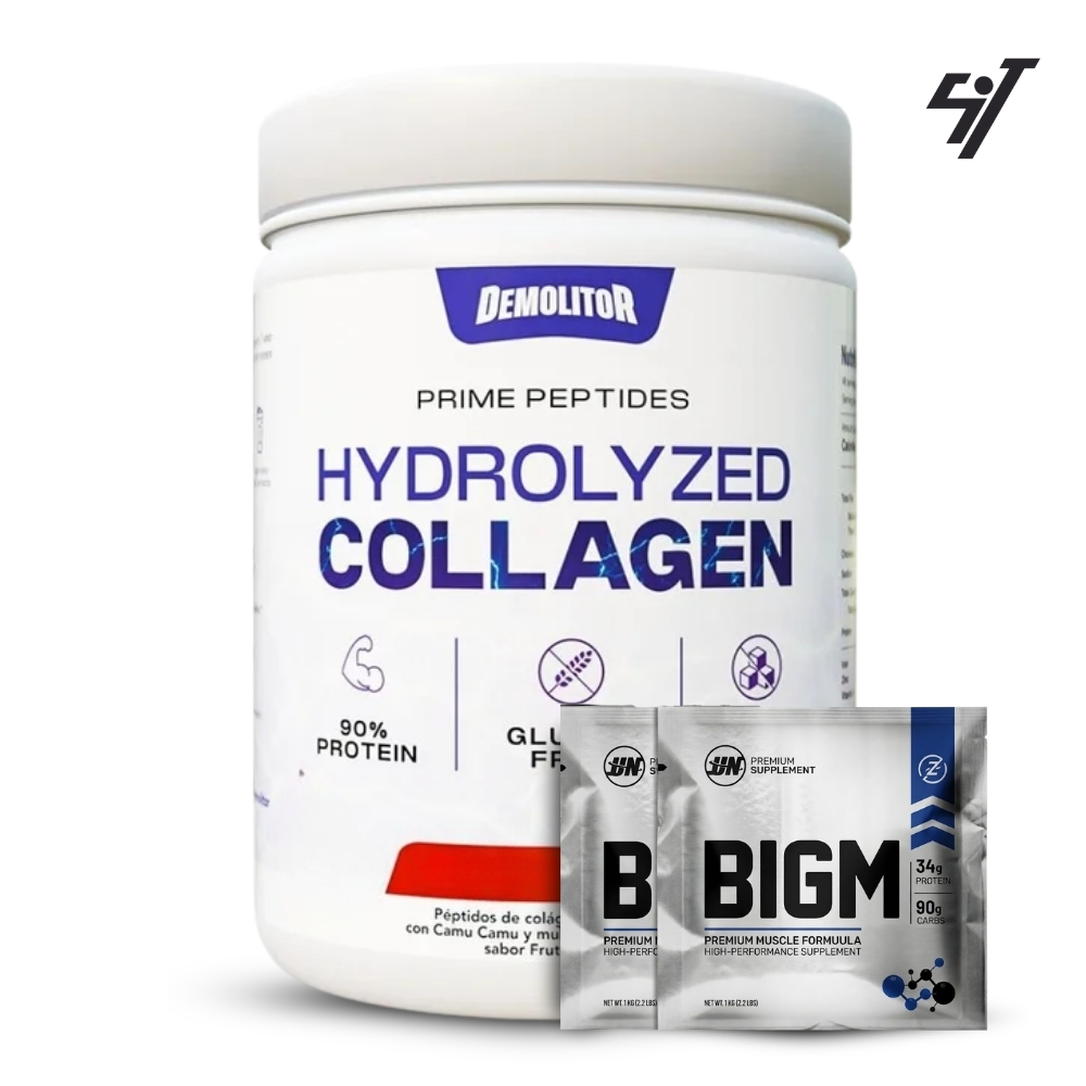 COLÁGENO HIDROLIZADO DEMOLITOR HYDROLYZED COLLAGEN PREMIUM 528GR MARACUYA - 1
