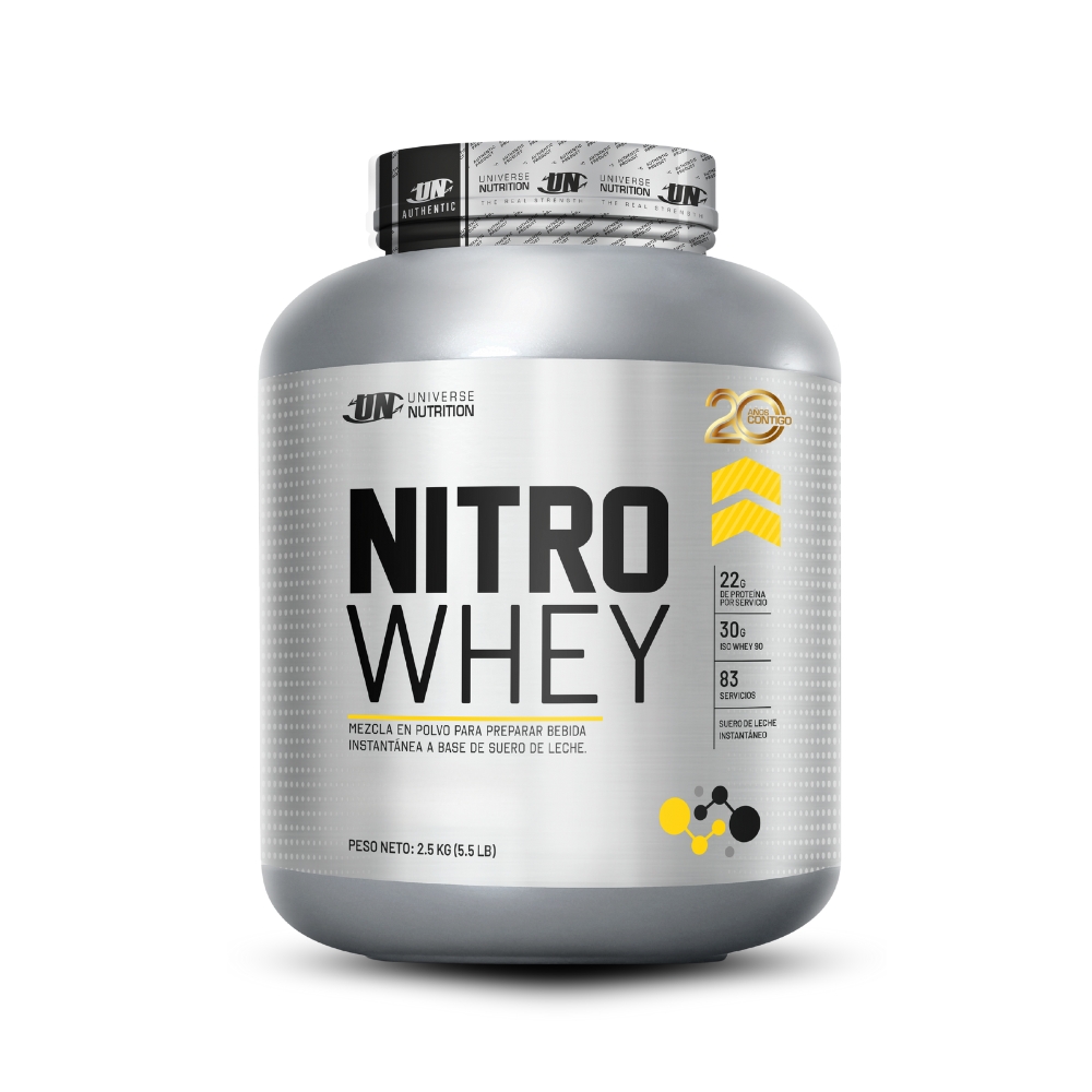 NITRO WHEY 5.5LB VAINILLA+CREATINA MYPROTEIN 250GR - 2