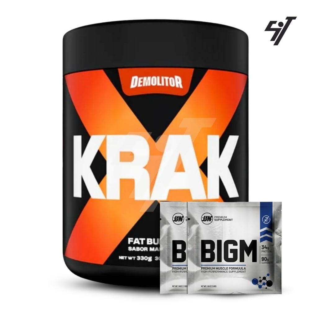QUEMADOR DE GRASA KRAK DEMOLITOR 330GR MARACUYA - 1