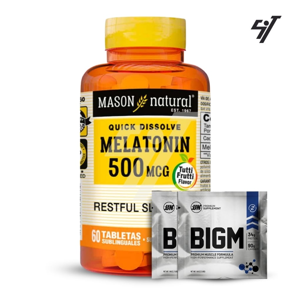 VITAMINA MASON MELATONIN 500 MCG (60 TAB SUBL) - 1