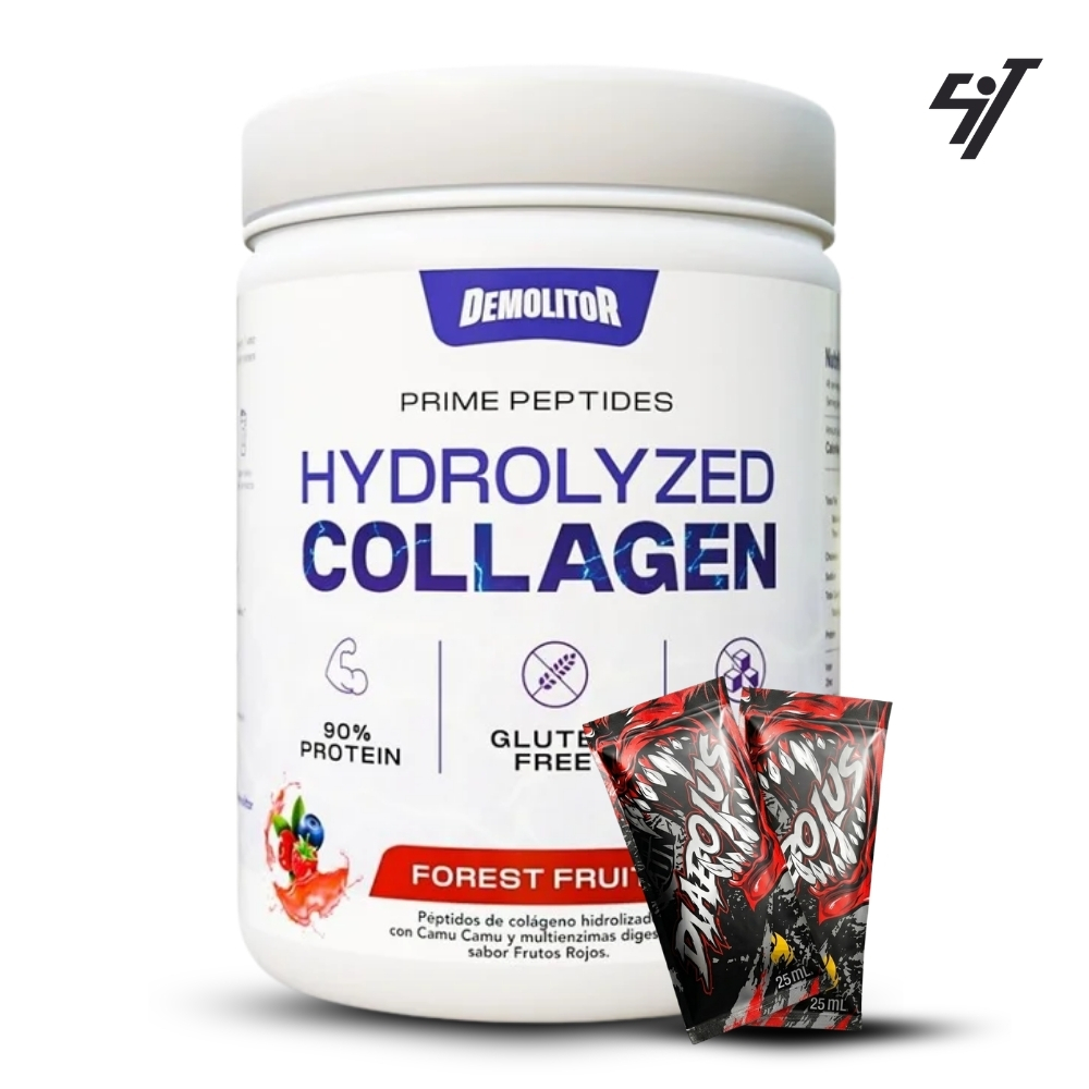 COLÁGENO HIDROLIZADO HYDROLYZED COLLAGEN PREMIUM 528GR FRUTOS DEL BOSQUE - 1