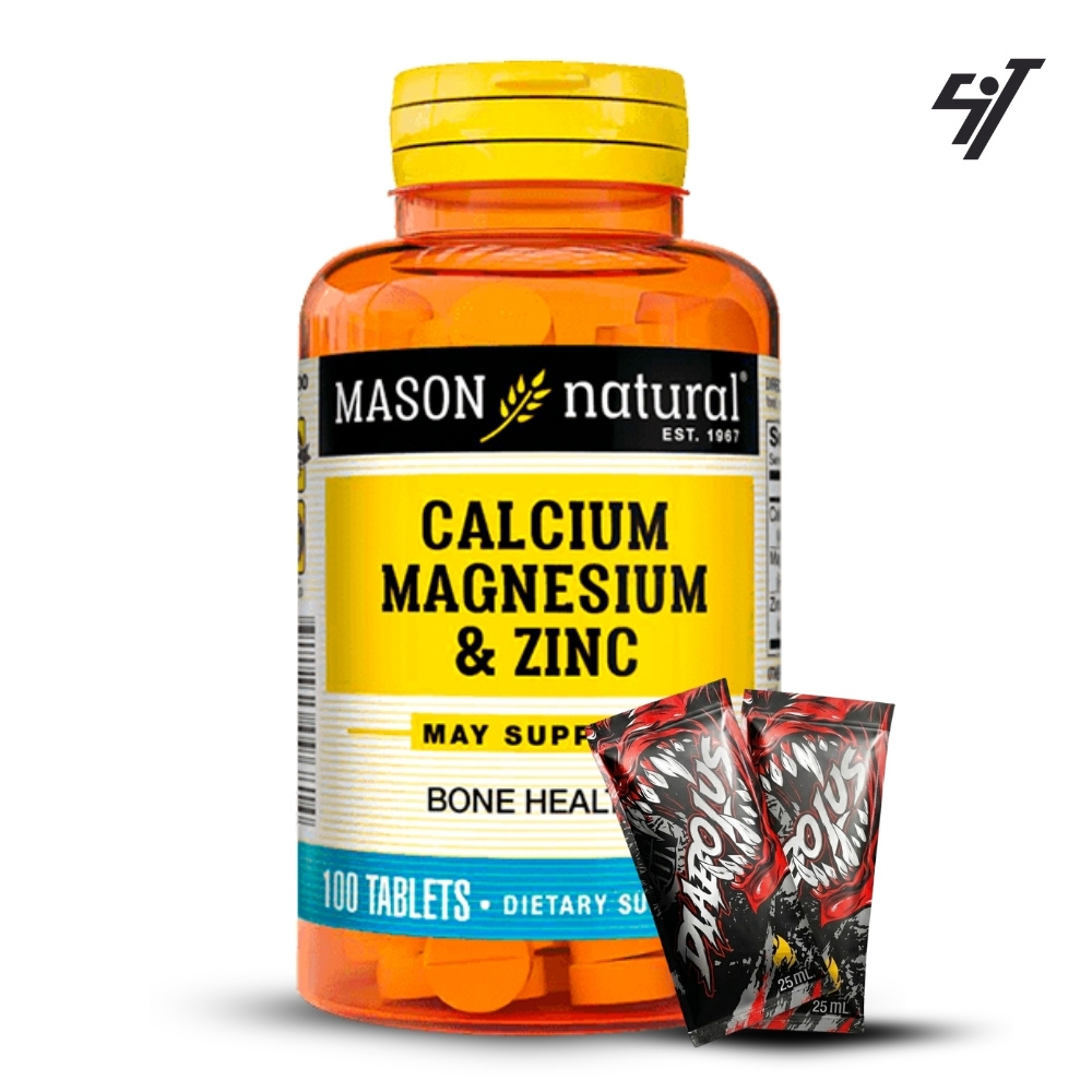 VITAMINA MASON CALCIUM MAGNESIUM Y ZINC (100 TAB) - 1