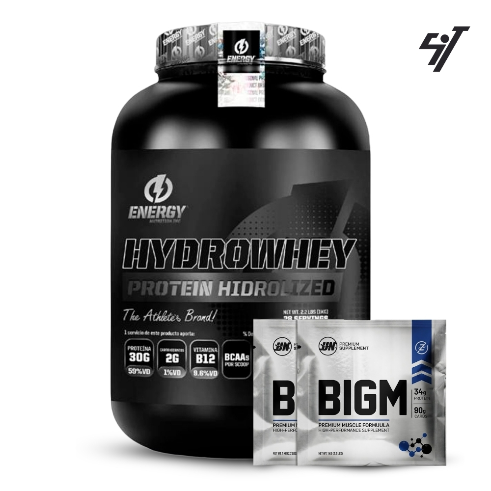 PROTEINA HIDROLIZADA ENERGY NUTRITION HYDROWHEY 1KG VAINILLA - 1