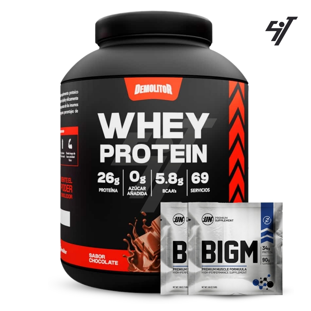 PROTEÍNA DEMOLITOR WHEY PROTEIN 5LB CHOCOLATE - 1
