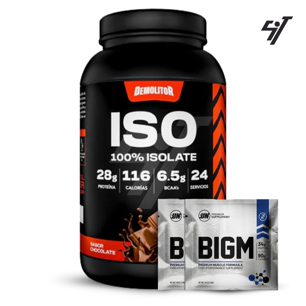 PROTEÍNA ISO 100% WHEY DEMOLITOR 1.76LB CHOCOLATE - 1