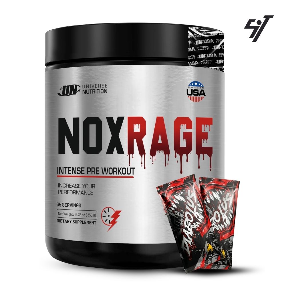 PRE ENTRENO UN NOX RAGE 350 GR FRUIT PUNCH - 1