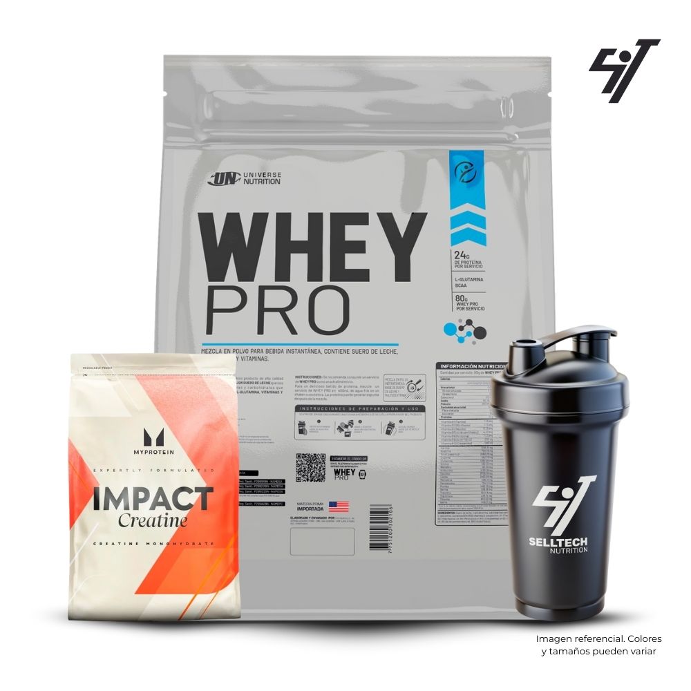 WHEY PRO 5KG CHOCOLATE + CREATINA MYPROTEIN 250GR - 1