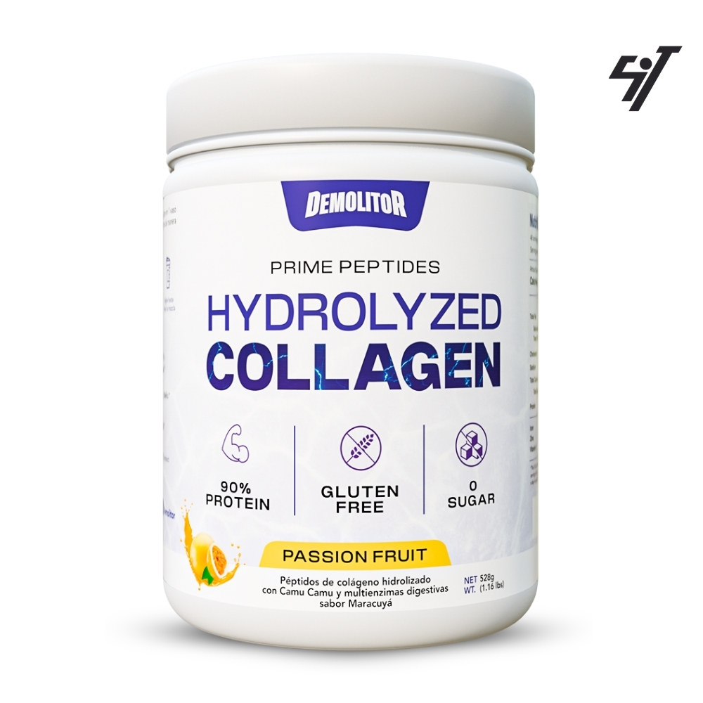 COLÁGENO HIDROLIZADO DEMOLITOR HYDROLYZED COLLAGEN PREMIUM 528GR MARACUYA - 1