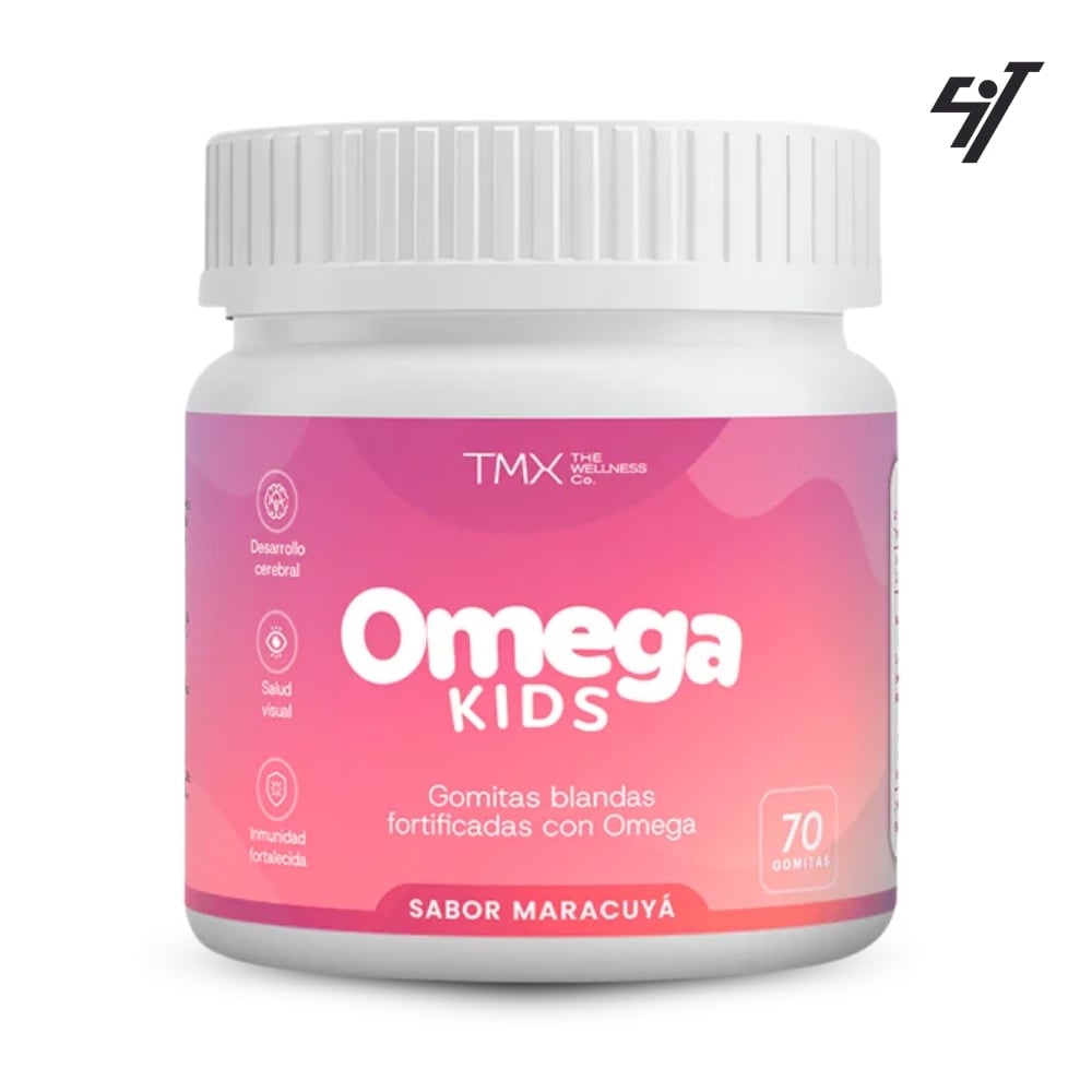 GOMITAS OMEGA KIDS SABOR MARACUYÁ 70 SERVICIOS TMX WELLNESS - 1
