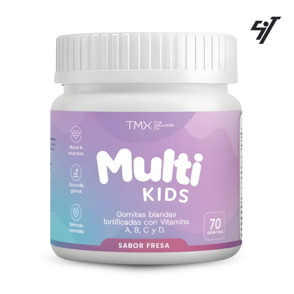 GOMITAS MULTI KIDS SABOR FRESA 70 SERVICIOS TMX WELLNESS - 1
