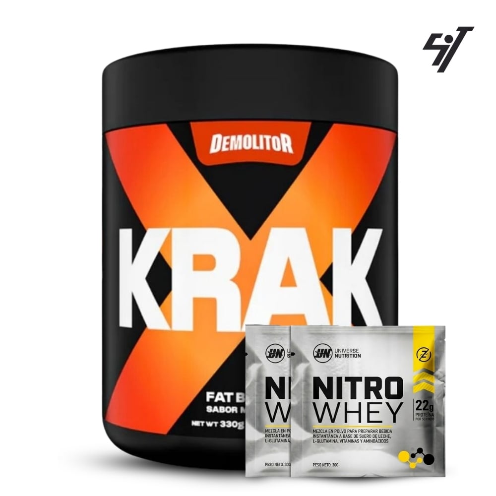 Quemador de Grasa Krak Demolitor 330gr Maracuya - 1