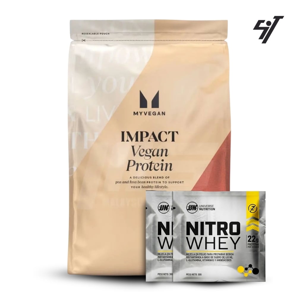 Proteína Vegana Vegan Blend 1 kg Café y Nueces - 1