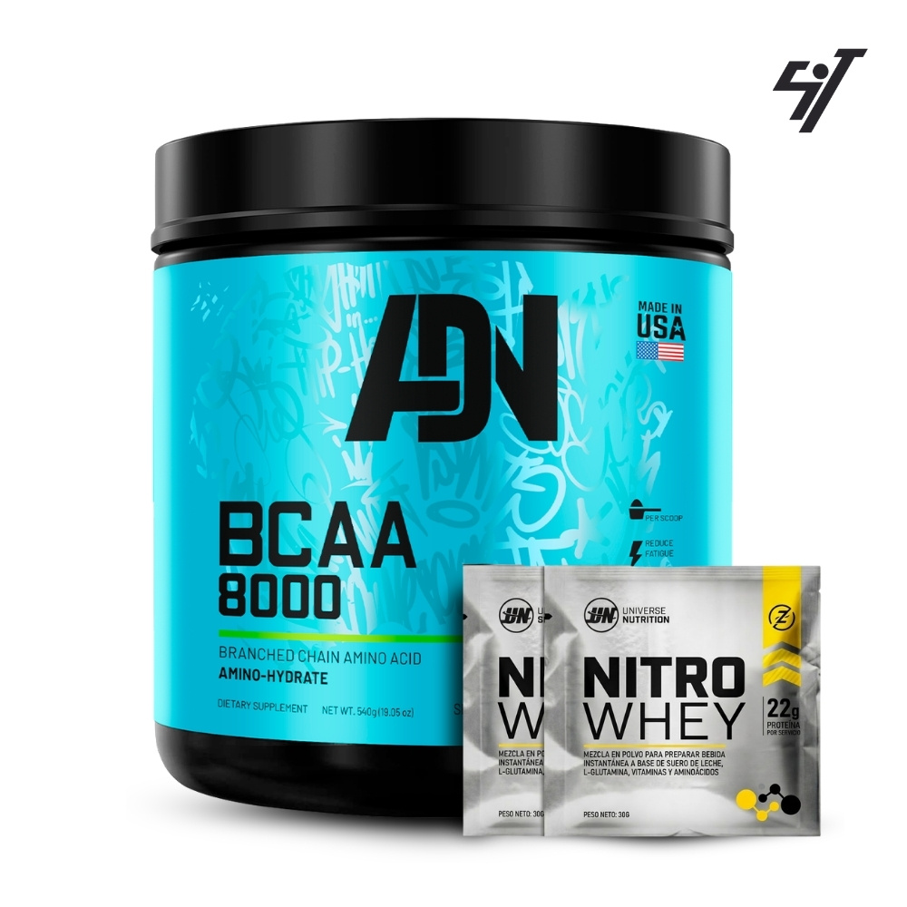 Bcaa 8000 540gr ADN Nutrition Fruit Punch - 1