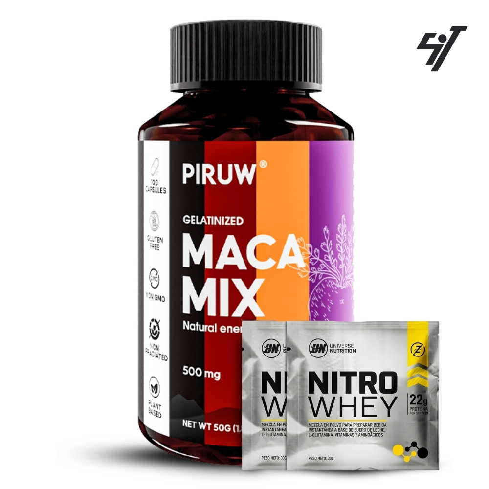 Maca Mix Piruw 100 Cápsulas - 1