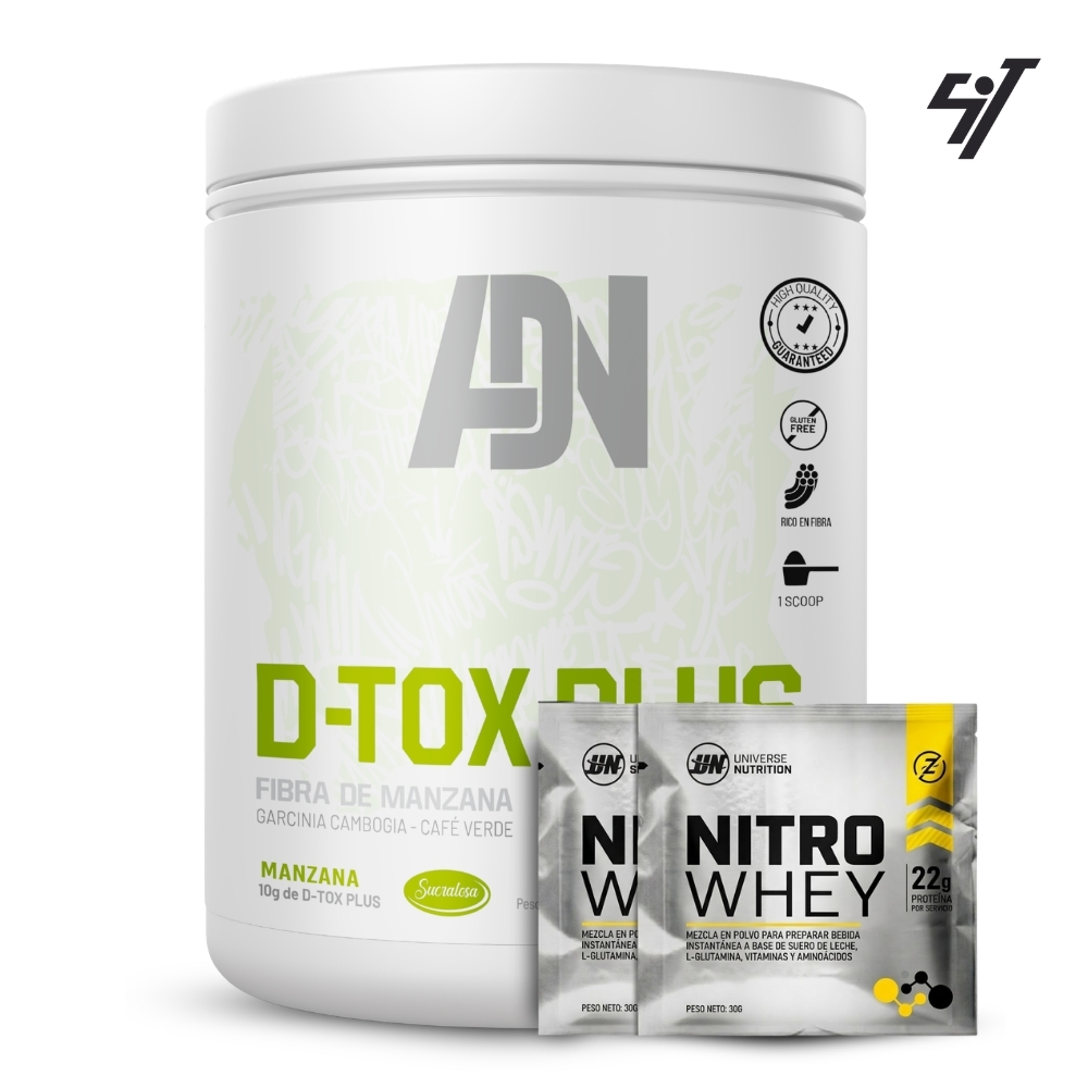 D-Tox Plus Adn Fiber Plus Fibra de Manzana 500gr - 1