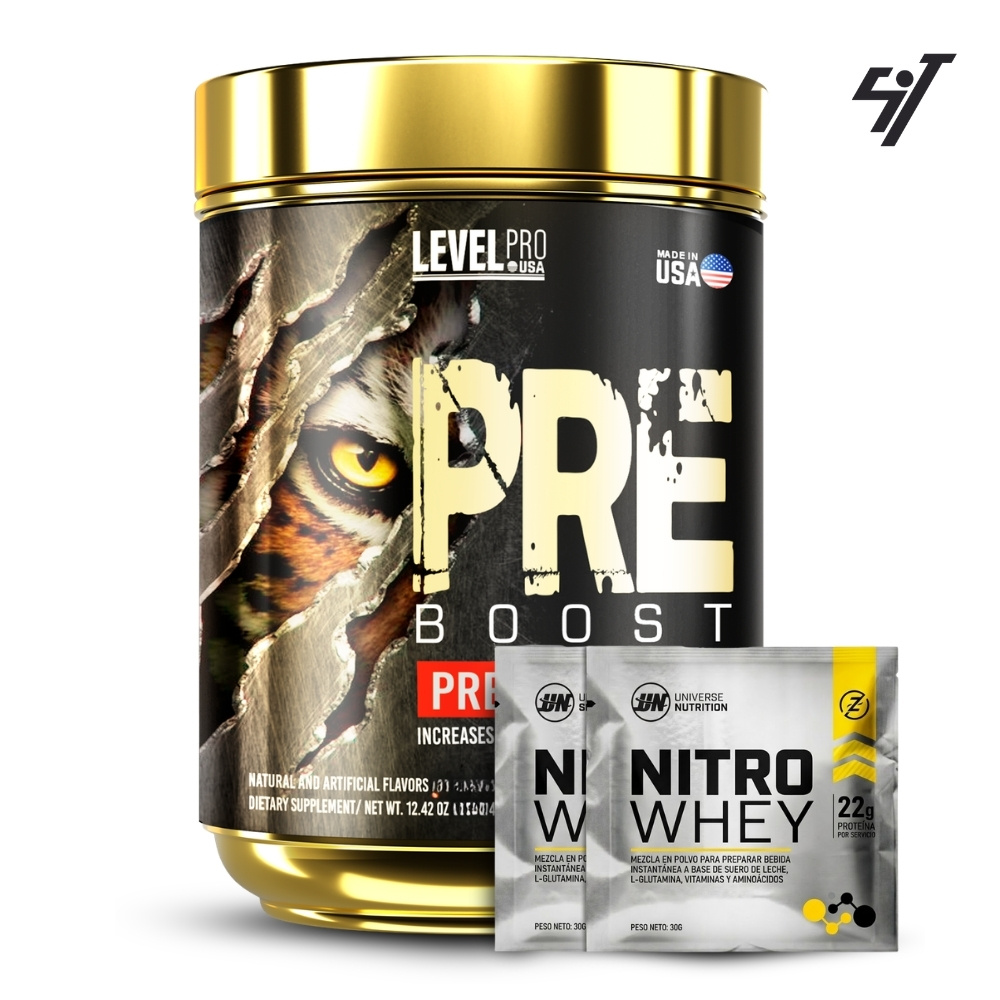 Pre Entreno Pre Boost 352gr Green Apple - 1