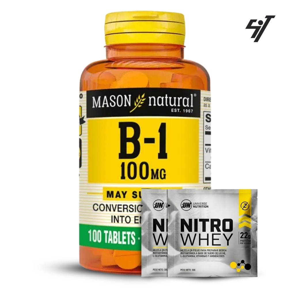 Vitamina Mason B1 100 Mg (100 Tab) - 1