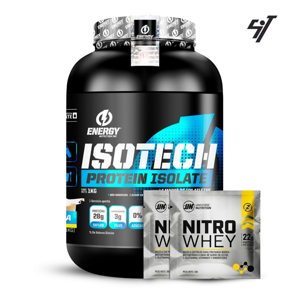PROTEINA ENERGY NUTRITION ISOTECH 1KG VAINILLA - 1