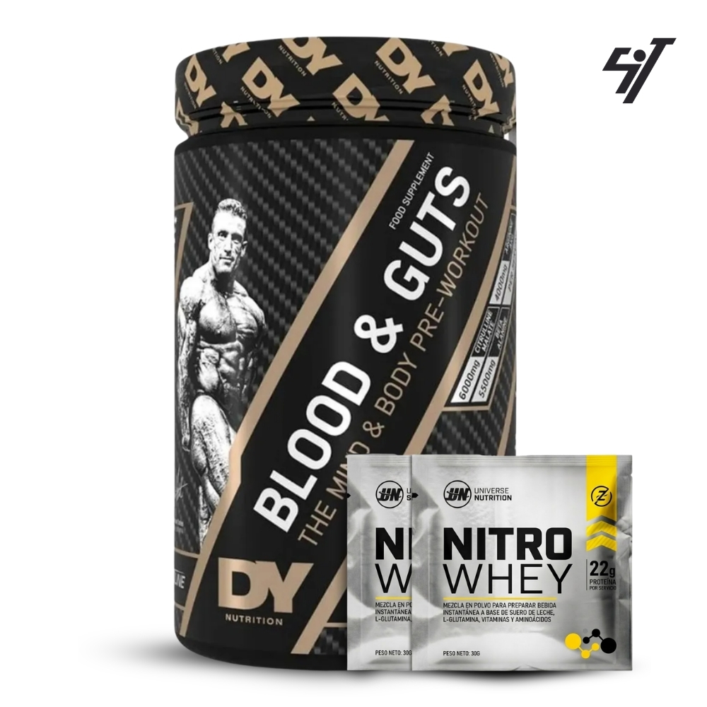Pre Entreno Blood And Guts 380gr 40 Serv Sandia - 1