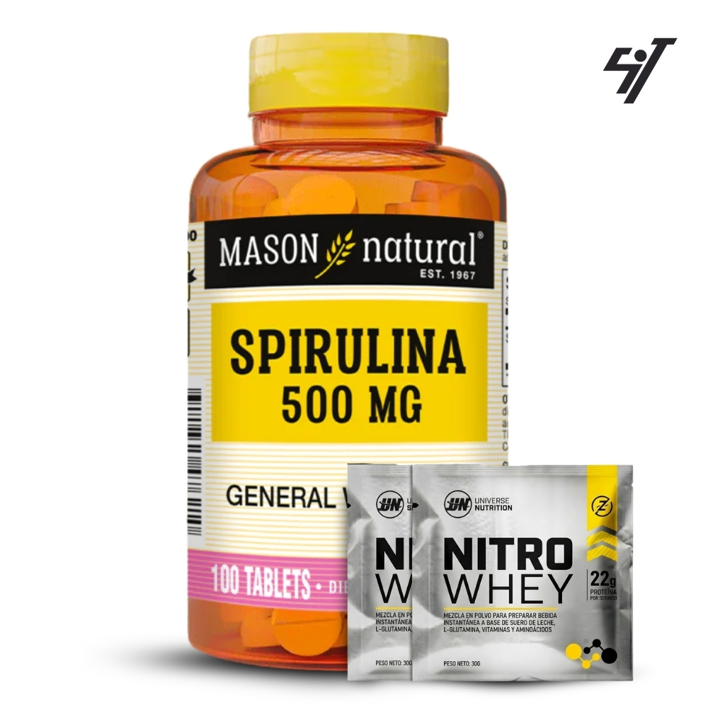 Vitamina Mason Spirulina 500 Mg (100 Tab) - 1