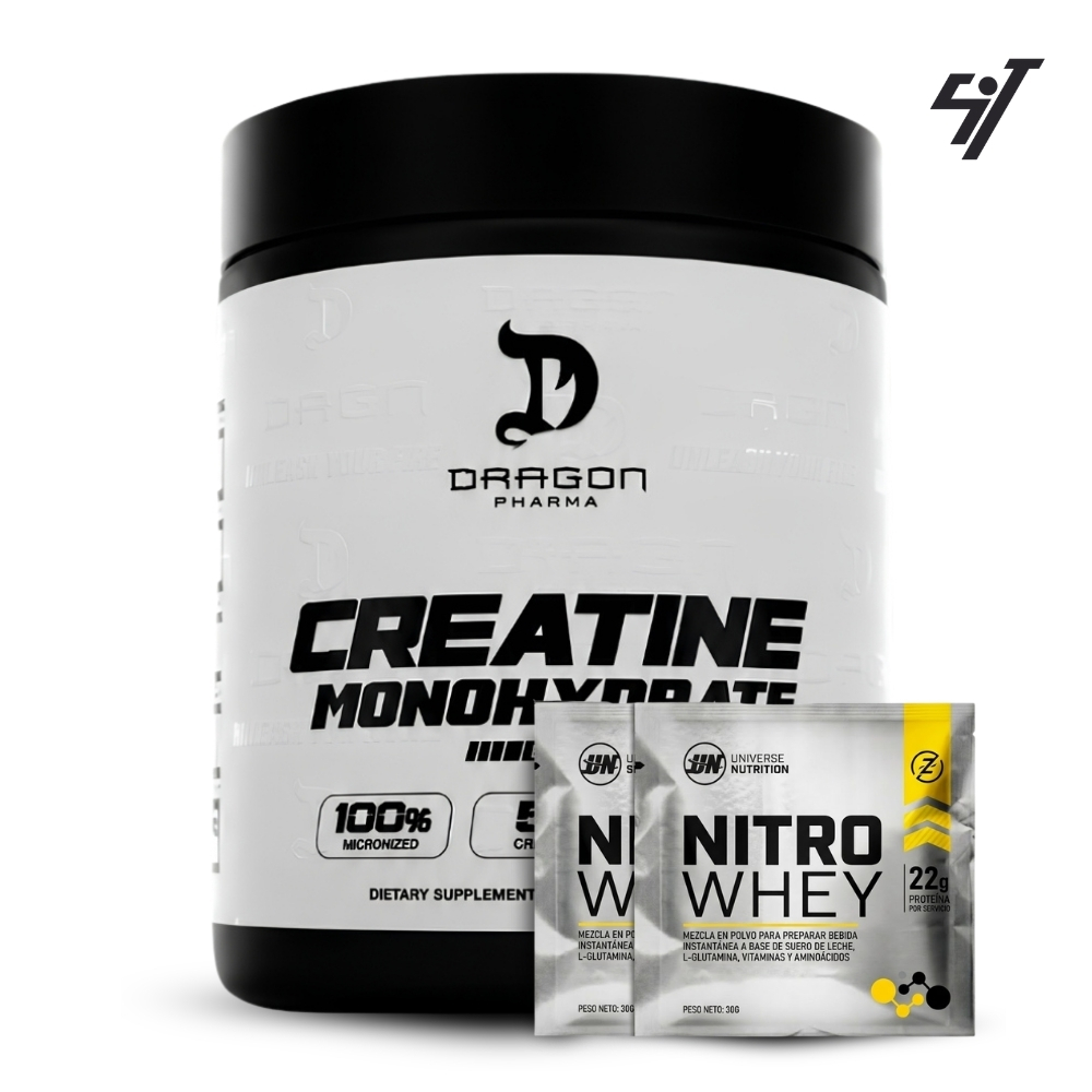 Creatina Monohidratada Dragon Pharma 300gr - 1