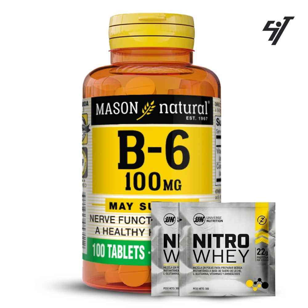 Vitamina Mason B6 100 Mg (100 Tab) - 1