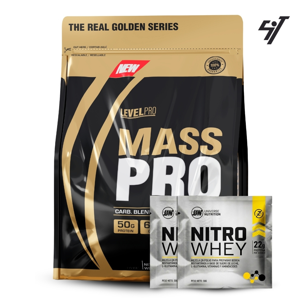 Proteína Mass Pro 10 lb Vainilla - 1