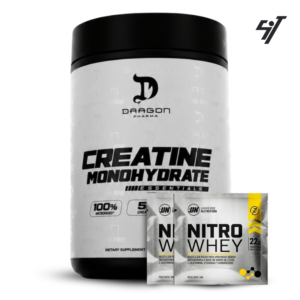 Creatina Monohidratada Dragon Pharma 1kg - 1