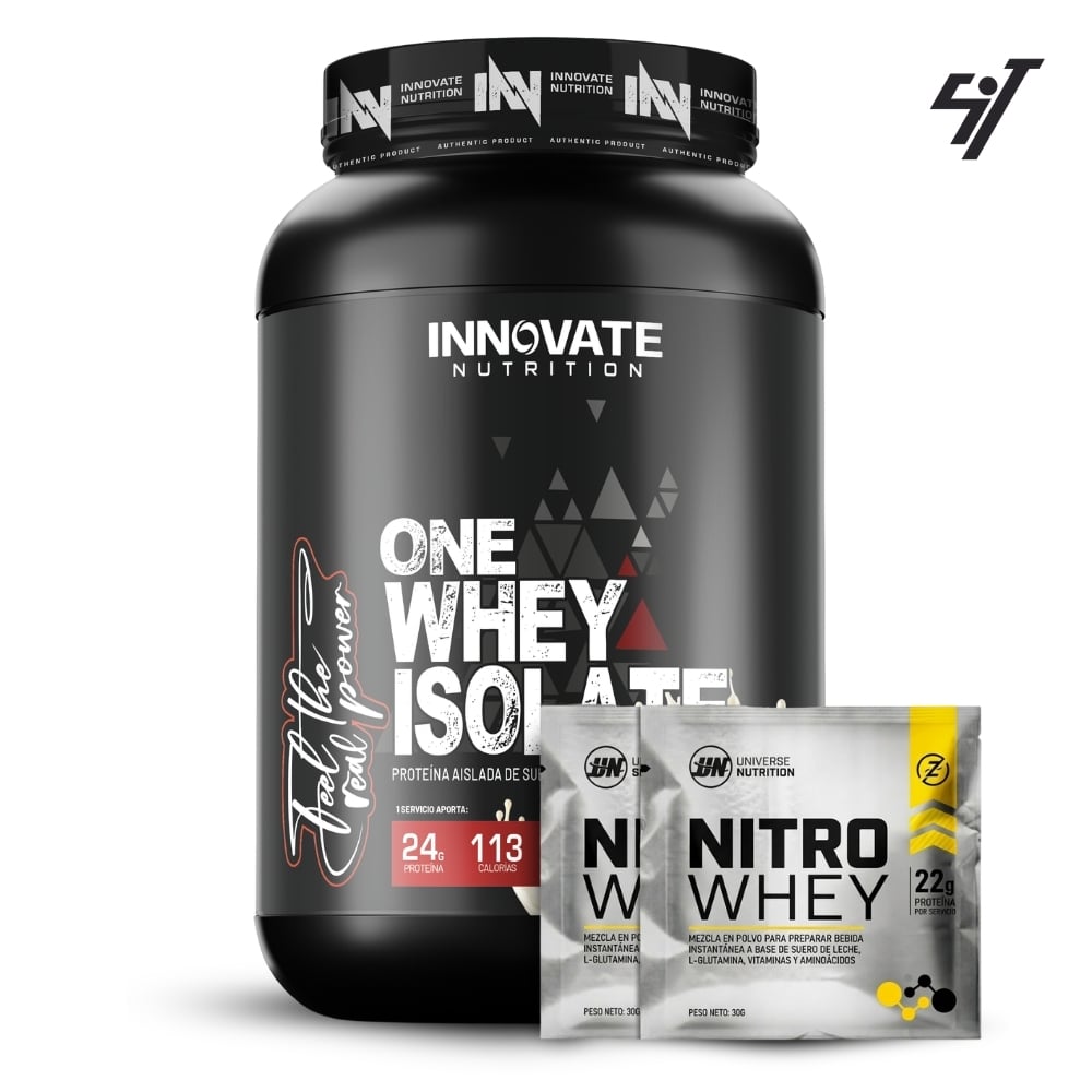 One whey Isolate 1100gr - Inn Proteína Chocolate - 1