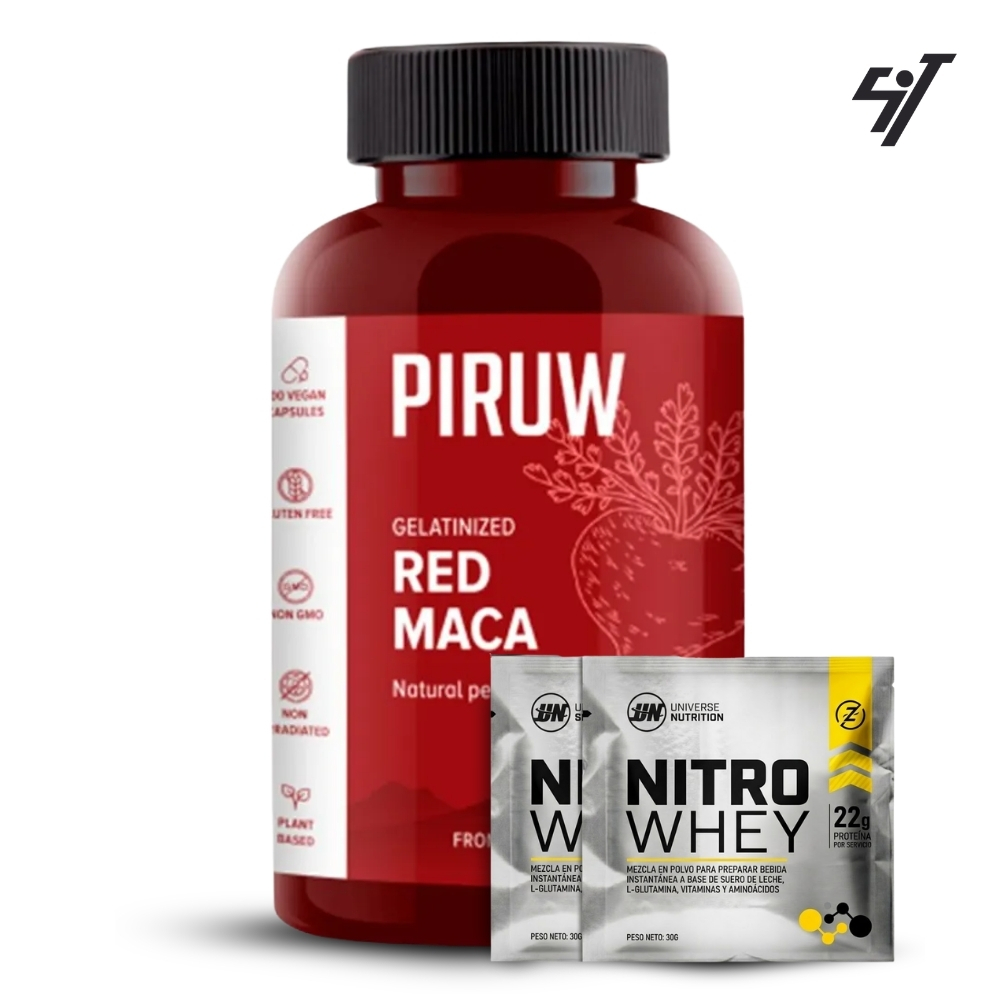 Maca Roja Piruw 100 Cápsulas - 1