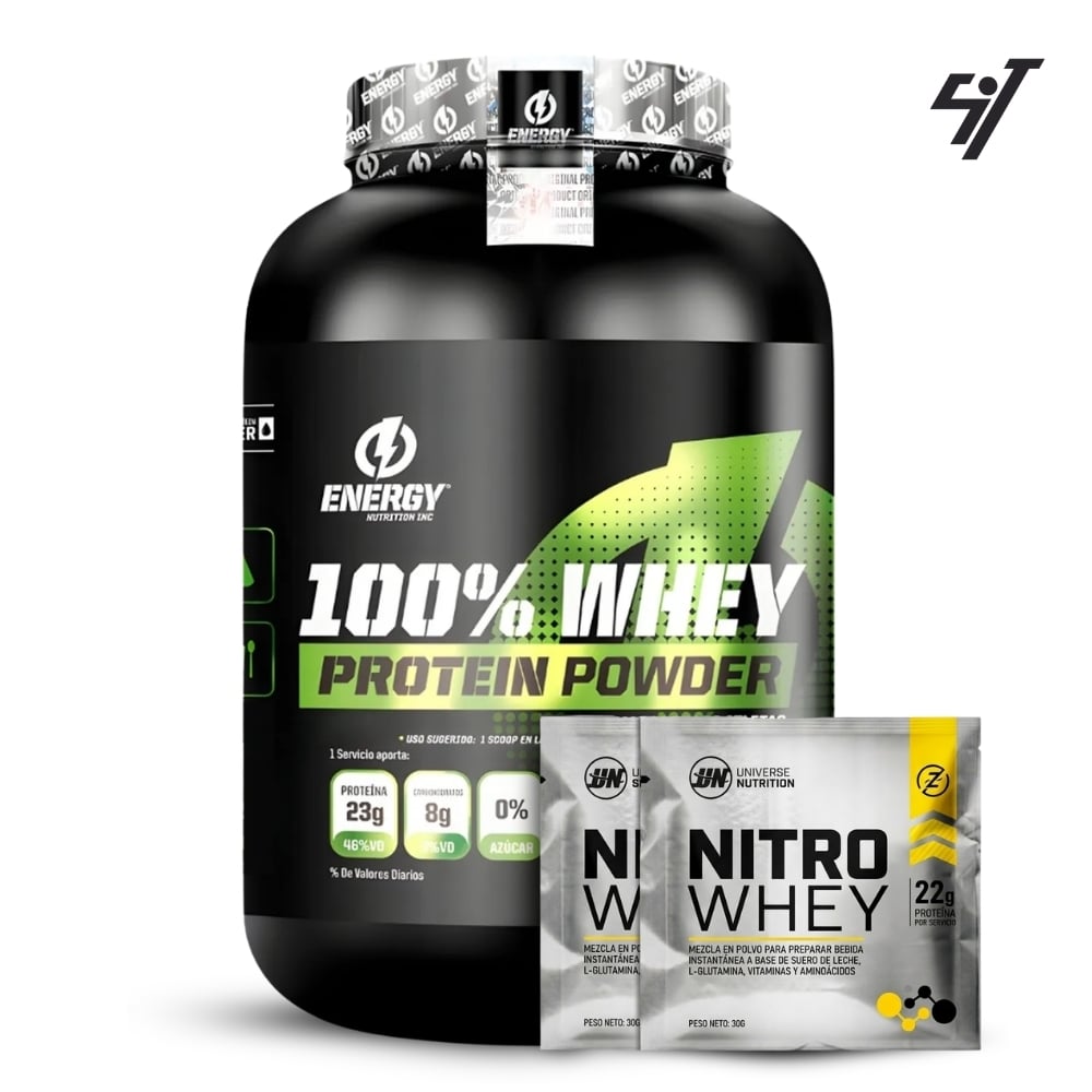 PROTEINA HIDROLIZADA ENERGY NUTRITION HYDROWHEY 1KG VAINILLA - 1