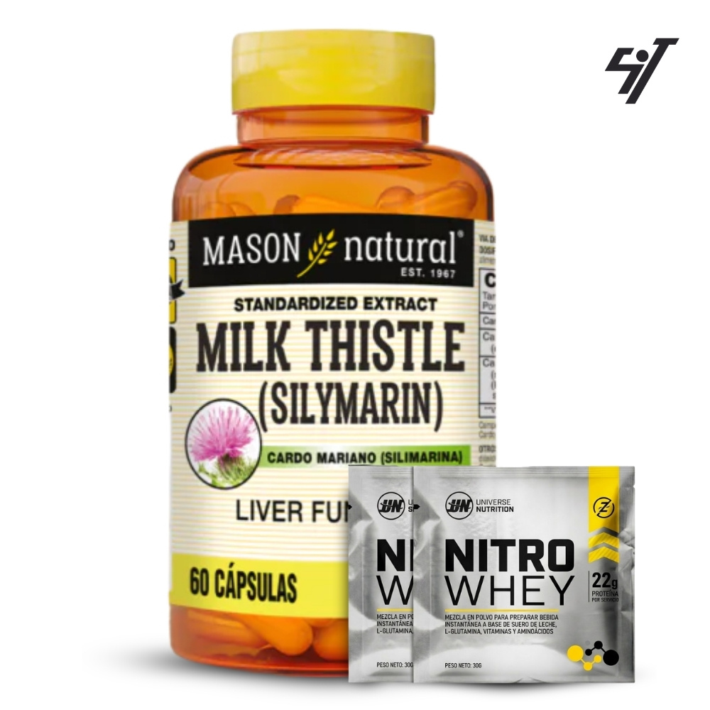 Vitamina Mason Milk Thistle (Silymarin) (60 Cap) - 1