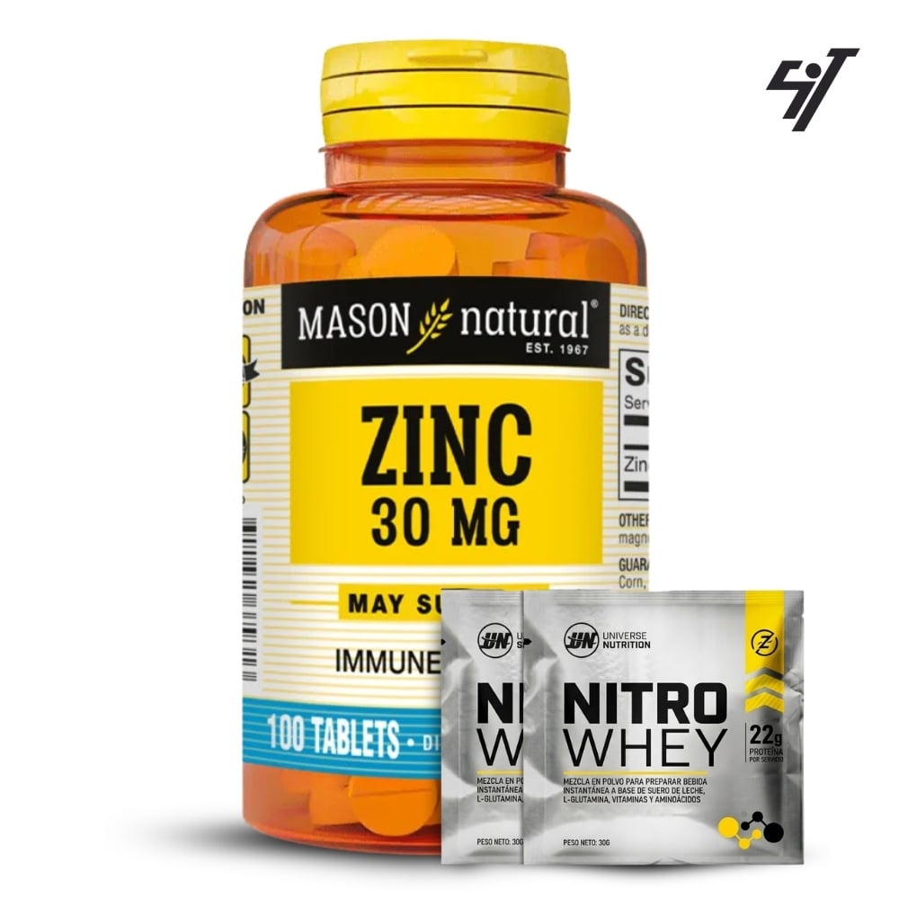 Zinc 30mg Mason (100 tab) - 1