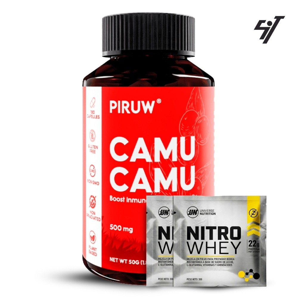 Vitamina C Piruw Camu Camu 100 Cápsulas - 1