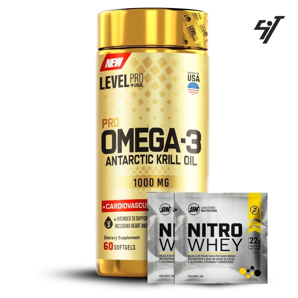 Fish Oil Omega 3 60 Cápsulas Level Pro - 1