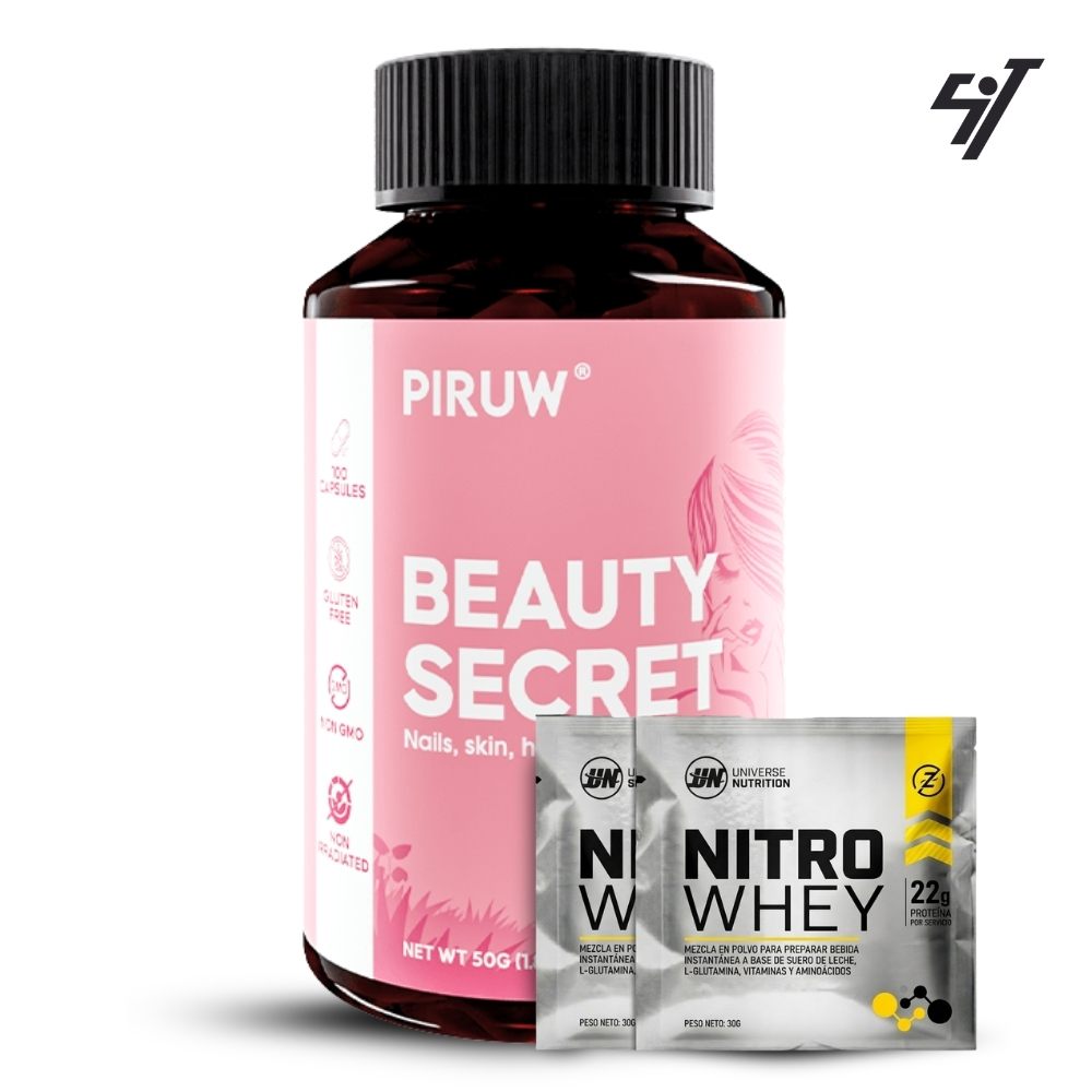 Vitamina Beauty Secret Piruw 100 Cápsulas - 1